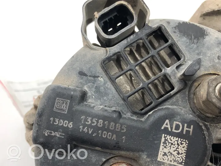 Opel Astra J Generator/alternator 13581885