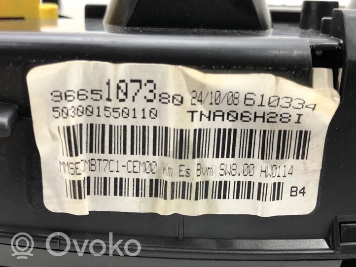 Peugeot 308 Tachimetro (quadro strumenti) 9665107380