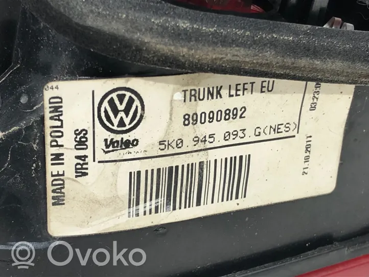 Volkswagen Golf VI Luci posteriori 5K0945093G