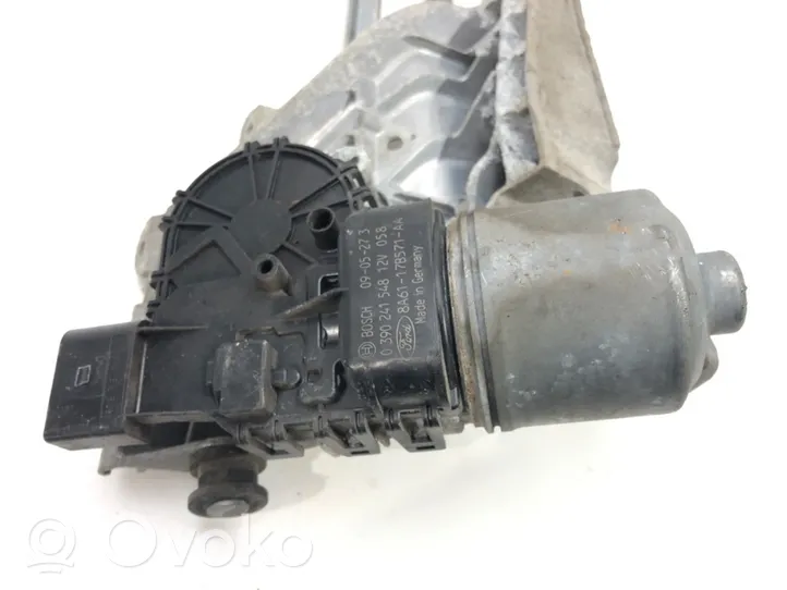 Ford Fiesta Mechanizm i silniczek wycieraczek szyby przedniej / czołowej 8A61-178571-AA