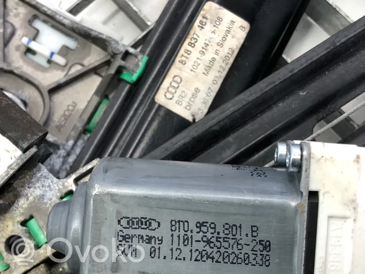 Audi A5 8T 8F Elektryczny podnośnik szyby drzwi przednich 8T8837461