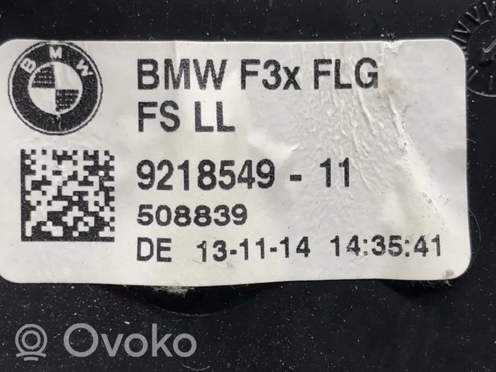 BMW 4 F32 F33 Takaosan ilmakanavan tuuletussuuttimen ritilä 9218549