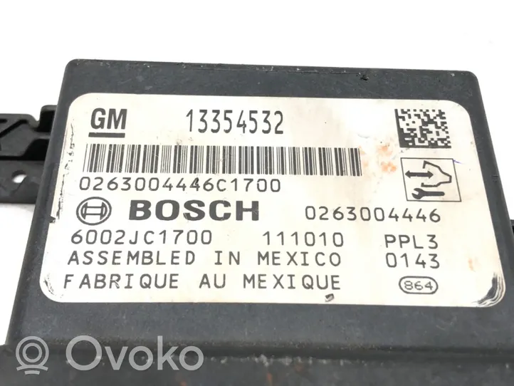 Opel Astra J Pysäköintitutkan (PCD) ohjainlaite/moduuli 13354532