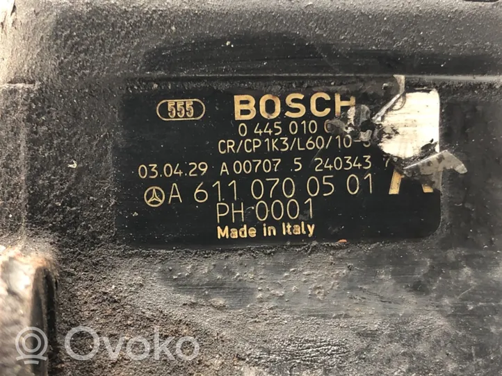 Mercedes-Benz Vaneo W414 Pompa ad alta pressione dell’impianto di iniezione A6110700501