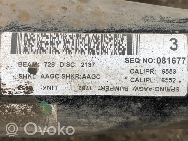 Opel Astra J Rear beam 