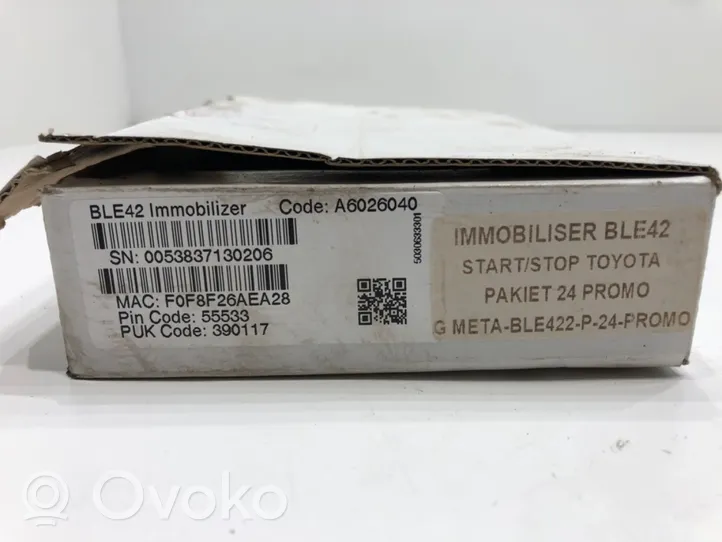 Toyota Yaris Clé / carte de démarrage BLE42