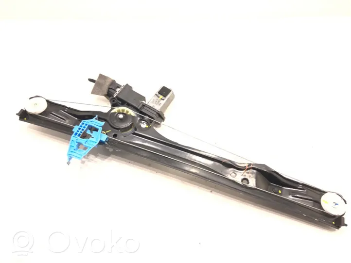 Fiat Doblo Front door window regulator with motor 52063786