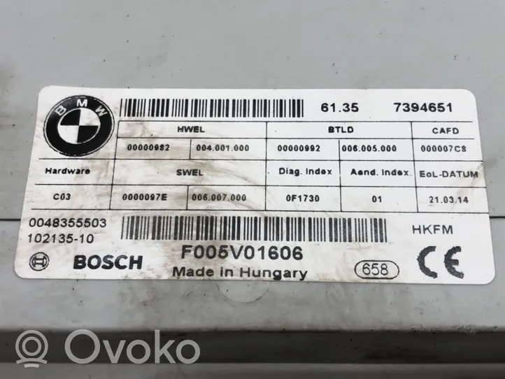 BMW 5 F10 F11 Inne komputery / moduły / sterowniki 7394651