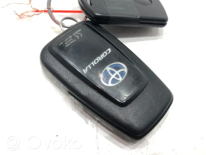 Toyota Corolla E210 E21 Užvedimo raktas (raktelis)/ kortelė MR15381