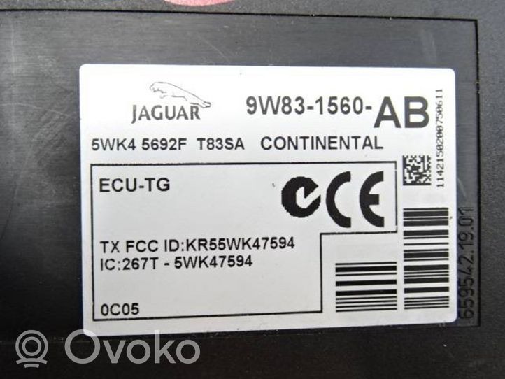 Jaguar XF X250 Rengaspaineen valvontayksikkö 9W831560AB