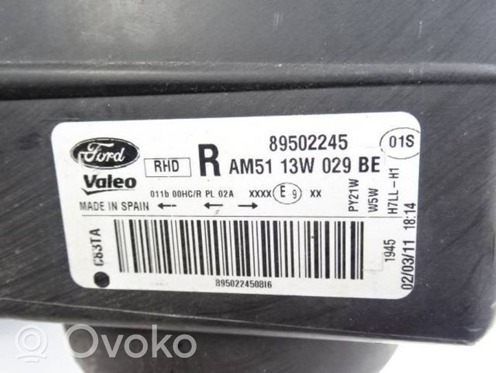 Ford C-MAX II Etu-/Ajovalo AM5113W029BE