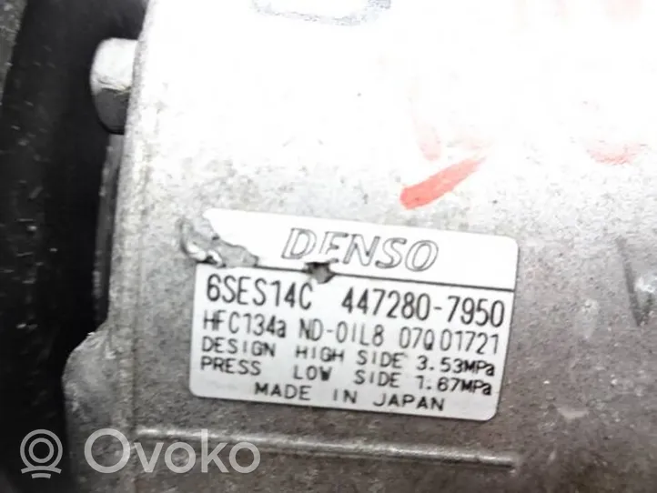 Toyota RAV 4 (XA40) Ilmastointilaitteen kompressorin pumppu (A/C) 4472807950