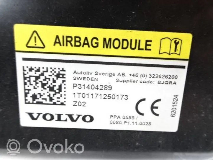 Volvo V40 Airbag piéton P31404289