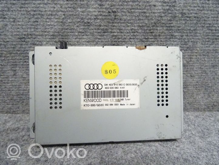 Audi A5 8T 8F Antenos valdymo blokas 4E0035563