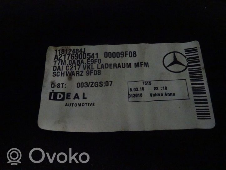 Mercedes-Benz S C217 Trunk/boot mat liner A2176900541