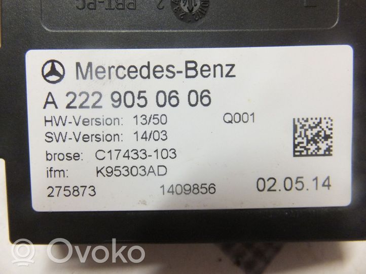 Mercedes-Benz S W222 Czujnik A2229050606