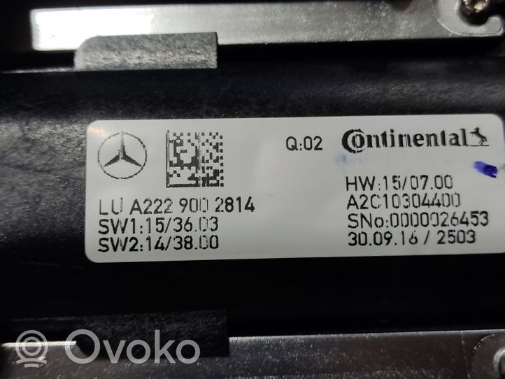 Mercedes-Benz S C217 Controllo multimediale autoradio A2229002814