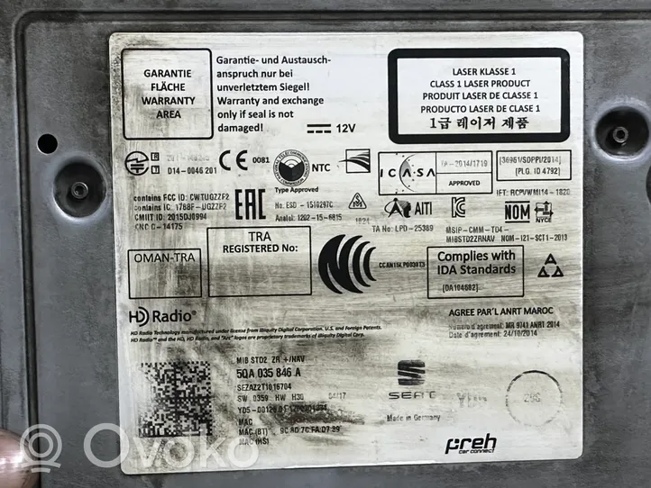 Seat Leon (5F) Centralina/modulo navigatore GPS 5QA035846A