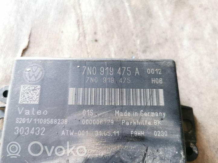 Volkswagen Sharan Parking PDC control unit/module 7N0919475A