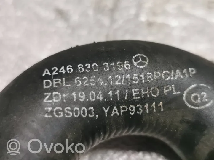 Mercedes-Benz B W246 W242 Moottorin vesijäähdytyksen putki/letku A2468303196