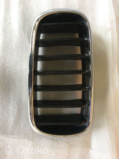 BMW X6 F16 Grille calandre supérieure de pare-chocs avant 7316076