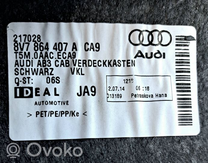 Audi A3 S3 8V Altro elemento di rivestimento bagagliaio/baule 8V7864407A