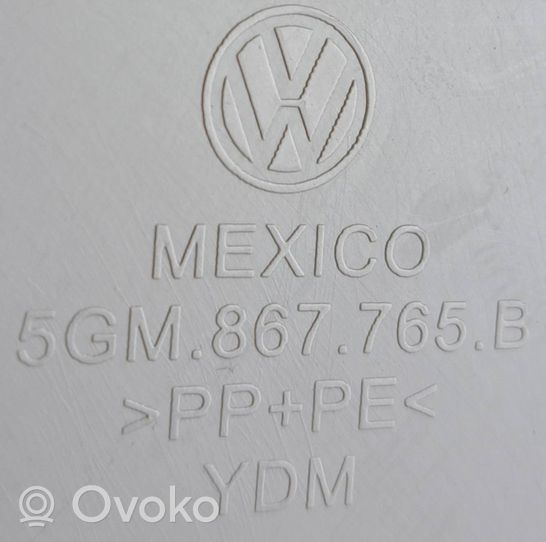 Volkswagen Golf VII Rivestimento inferiore laterale del sedile posteriore 5GM867765B