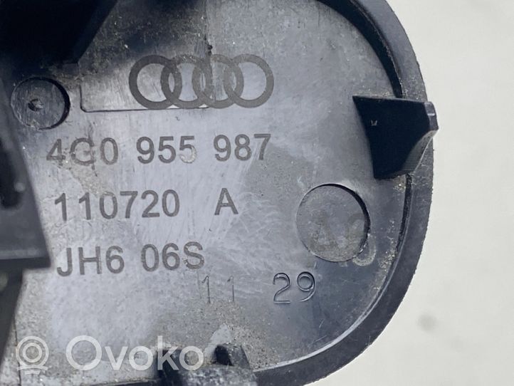 Audi A6 S6 C7 4G Ugello a spruzzo lavavetri per parabrezza 4G0955987