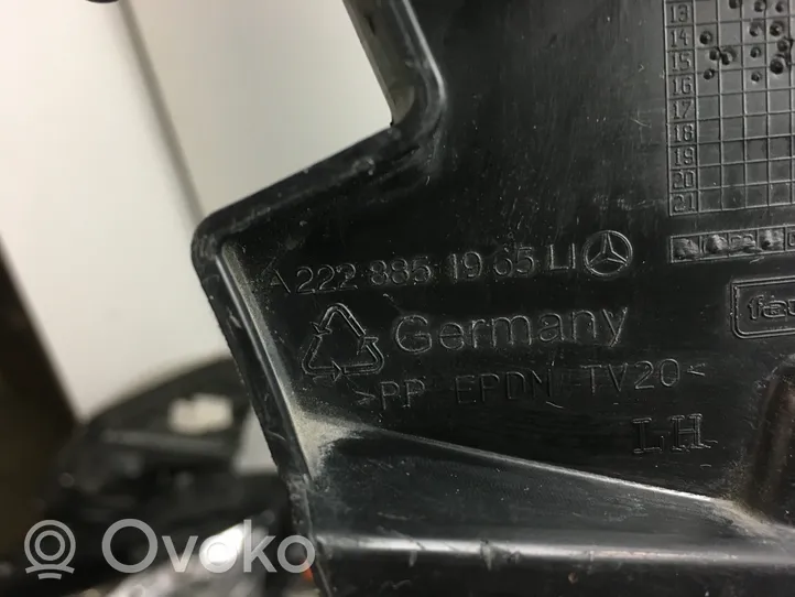 Mercedes-Benz S W222 Staffa di rinforzo montaggio del paraurti anteriore A2228851965