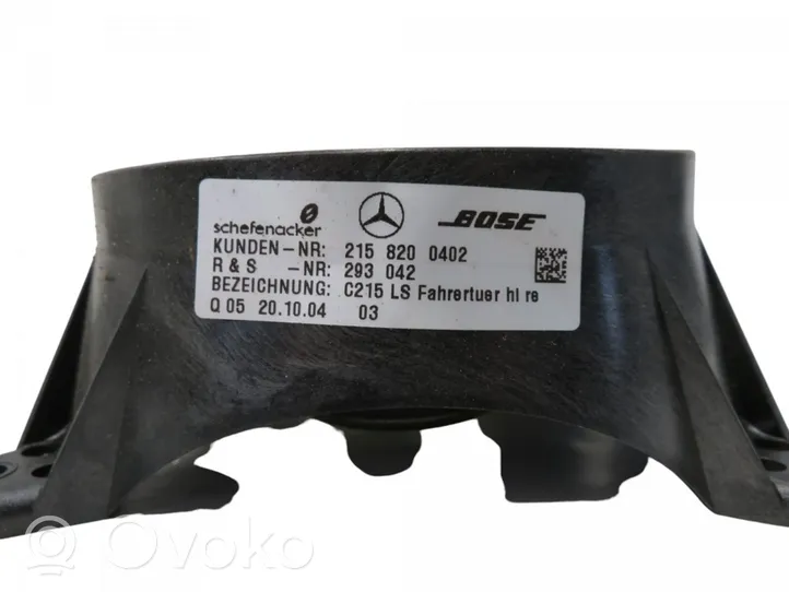 Mercedes-Benz CL C215 Kit del sistema de audio A2158201502