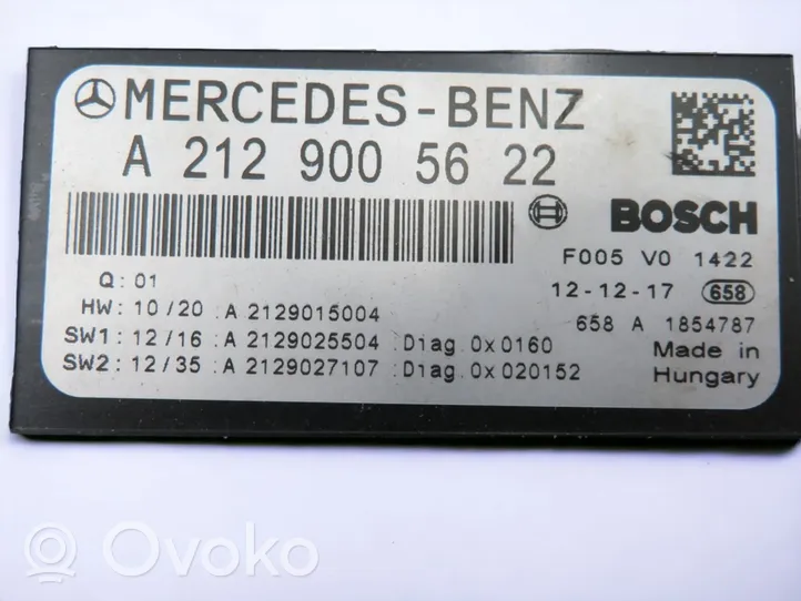 Mercedes-Benz C W204 Boîte à fusibles A2129005622