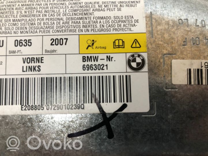 BMW 5 E60 E61 Airbag portiera anteriore 6963021