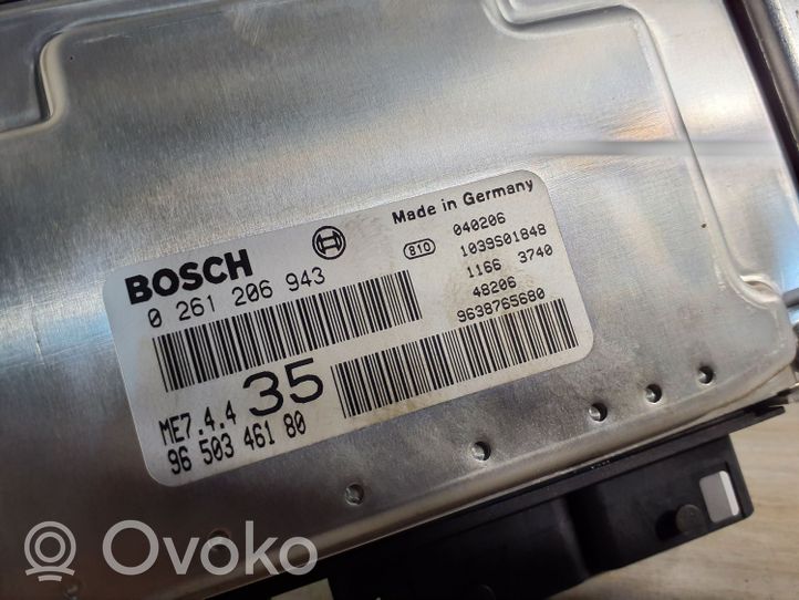 Peugeot 307 Sterownik / Moduł ECU 0261206943