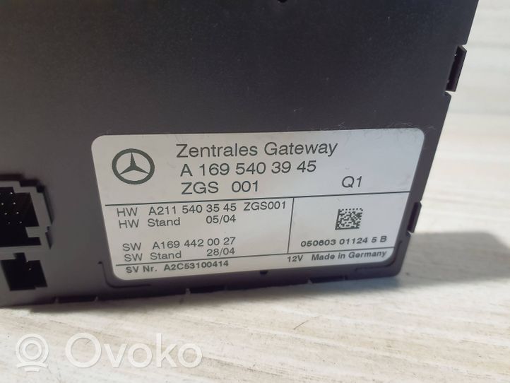 Mercedes-Benz A W169 Väylän ohjainlaite A1695403945