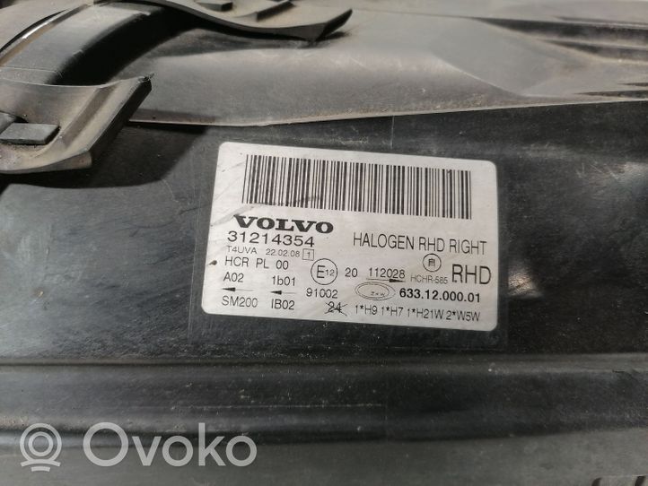 Volvo V70 Faro delantero/faro principal 31214354