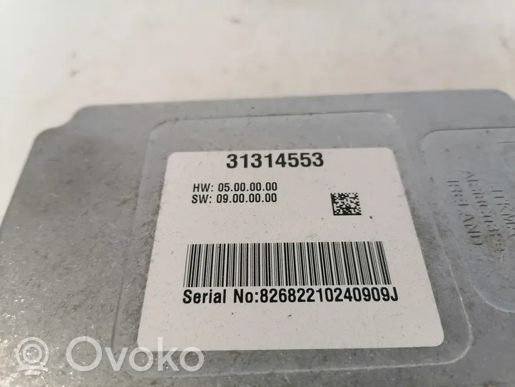 Volvo XC60 Kameran ohjainlaite/moduuli 31314553