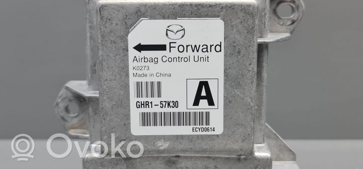 Mazda 6 Airbag control unit/module GHR157K30