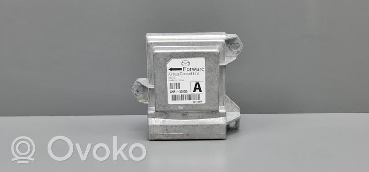 Mazda 6 Airbag control unit/module GHR157K30