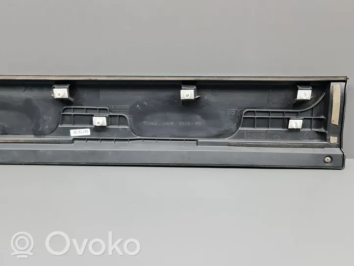 Honda CR-V Priekšpusē durvju dekoratīvā apdare (moldings) 75312SWWE010M1