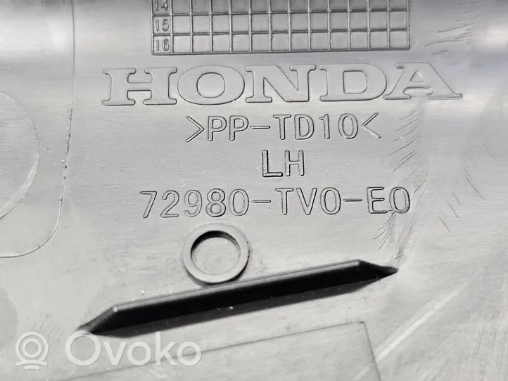 Honda Civic IX Cita veida aizmugurē durvju dekoratīvās apdares detaļas 72980TV0E0