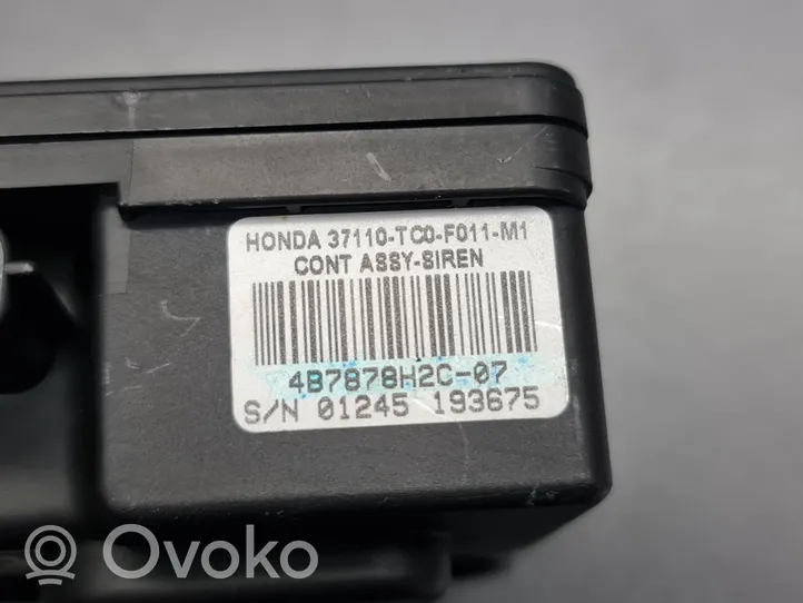 Honda Accord Alarmes antivol sirène 4B7878H2C