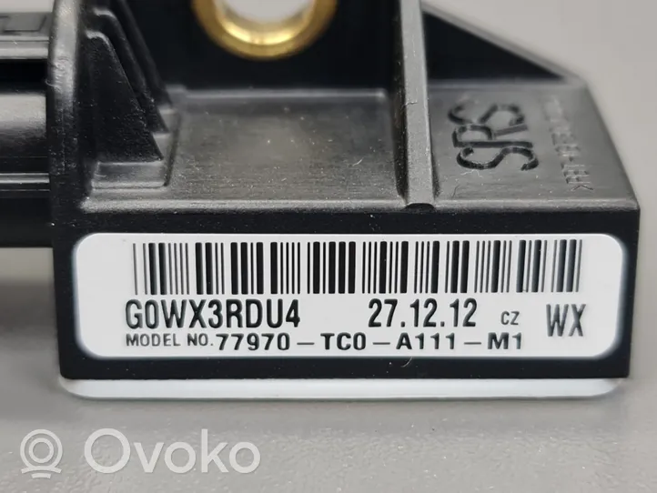 Honda Accord Capteur de collision / impact de déploiement d'airbag 77970TC0A111M1