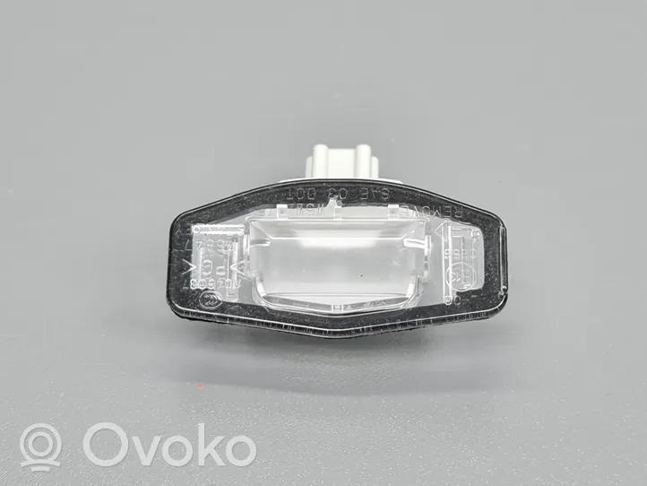 Honda Accord Lampa oświetlenia tylnej tablicy rejestracyjnej P5847