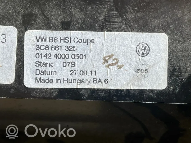 Volkswagen PASSAT CC Parcel shelf 3C8861325