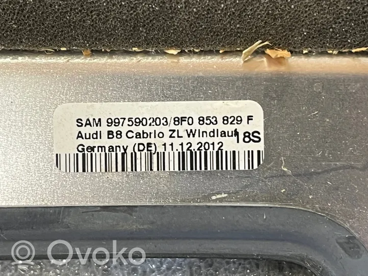 Audi A5 8T 8F Garniture de pare-brise 8F0853829F