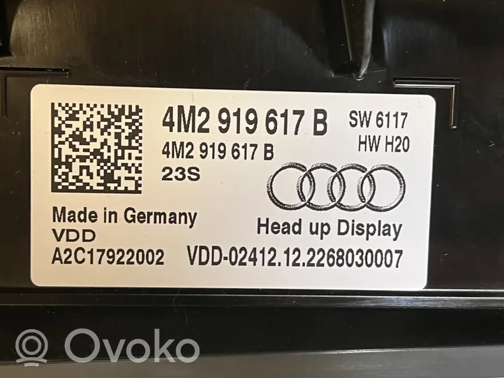 Audi Q7 4M Schermo del visore a sovrimpressione 4M2919617B