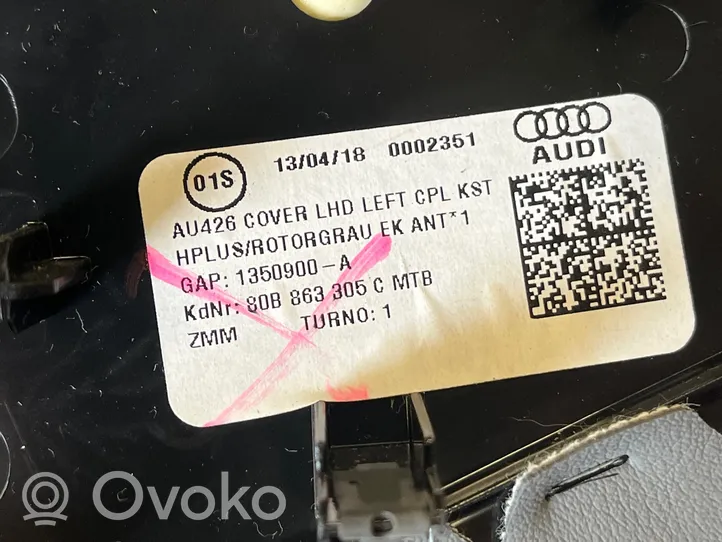 Audi Q5 SQ5 Muu keskikonsolin (tunnelimalli) elementti 80B863305C