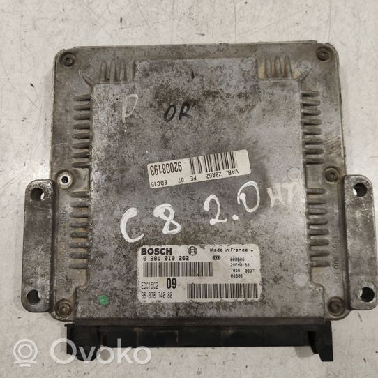 Citroen C8 Galios (ECU) modulis 0281010262