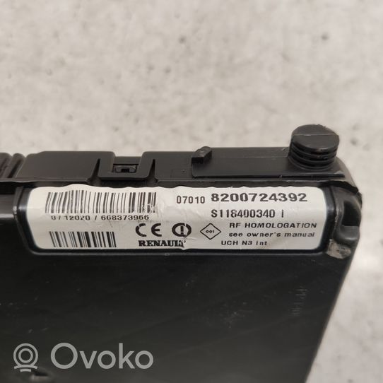 Renault Megane II Komputer / Sterownik ECU i komplet kluczy 8200334419