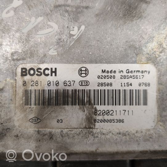 Renault Vel Satis Engine control unit/module ECU 8200211711